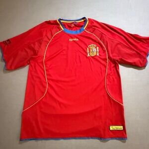 España Soccer Jersey Centenario RFEF Producto Oficial Football Mens L‎ Red